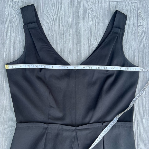 Talbots Sleeveless Knee Length Black Dress Style Tres Jolie Size 8 - Picture 6 of 8